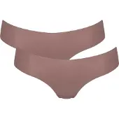 Sloggi String 'Zero' marron