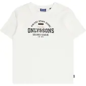 Only & Sons Junior T-Shirt 'OSJLENNY' rouge / noir / blanc
