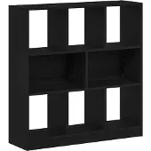 vidaXL Bibliothèque chêne noir 97,5x29,5x100 cm bois d'ingénierie