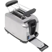 Adler Grille-pain avec support à rouleaux argent AD 3222