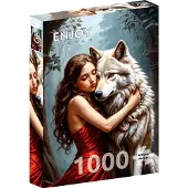 Enjoy Puzzle Puzzle 1000 pièces Enjoy – La Dame et le Loup