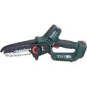 Metabo MS 18 LTX 15 Trononneuse sans fil 18 V 15 cm 5 m/s + 1x accu 4,0 Ah + chargeur + metaBOX