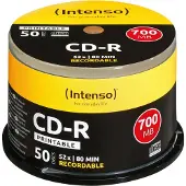 Intenso 700 Mb/80 Min 52x Imp Cd-r 50 Units Clair