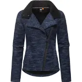Ragwear Veste en polaire 'Saskie' bleu chiné