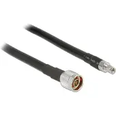 DeLOCK CFD400 LLC400 low loss - Câble d'antenne - connecteur N (P) pour RP-SMA (P) - coaxial - noir