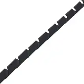 InLine 59946r spirale 10 m, ruban 25 mm Noir