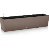 Lechuza Pot de Plante Rectangulaire en Polypropylène Brun Lechuza