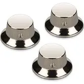 Schaller Strat(TM) Knob nickel (3), Instrument : accessoires, Argent