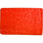 MSV Tapis de bain Microfibre PEBBLE 40x60cm Orange