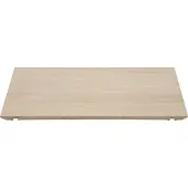 Ebuy24 Canes Plaques d'insertion 2 pièces Placage chêne teinté blanc