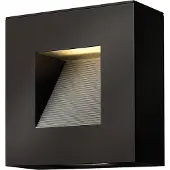 Elstead Lighting Applique d'extérieur Luna, noir satiné, 2xE14x7W, aluminium, dimensions : 22,9 x 22,9 x 10,2 cm, IP44,