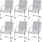 Mendler Chaise de salle à manger Perm (lot de 6)