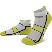 Normani Chaussettes de sport jaune / noir / blanc