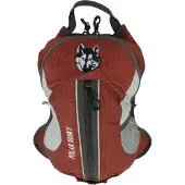 Polar Husky Sac à dos ' Faster ' gris / rouge foncé / blanc
