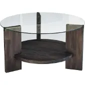 Skye Decor , Mahal - Anthracite, table basse, anthracite, 100 % VERRE TREMPÉ, 75 x 75 x 40 cm