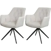 MCW Chaise de salle à manger -L80 (lot de 2)