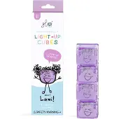 Glo Pals Cubes sensoriels av. Lumière - Lumi - 4 pces - Violet - - UneTaille - Jouet Pour Le Bain