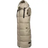 NAVAHOO Gilet beige / noir / blanc