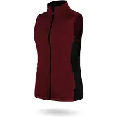 Normani Gilet de sport 'Kashechewan' bordeaux / noir