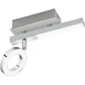 Eglo Spot LED Cardillio 1 22,5 cm gris métallisé
