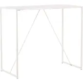Ebuy24 Brea table de bar 60x120 cm beige.