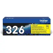 Brother TN326Y - jaune - originale - cartouche de toner