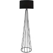Lux.pro Lampadaire 'Neath' 1 x E27 noir / anthracite