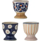 Bloomingville Eviaya, Coquetier, Bleu, Multicolore