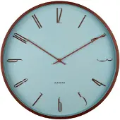 Karlsson - Horloge murale Scandia - Bleue - Ø40cm