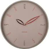 Karlsson - Horloge murale Petals - Gris - Ø40cm