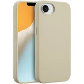 Accezz Coque Liquid Silicone avec MagSafe Apple iPhone 17e / 16e - Stone