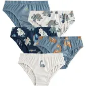 Next Sous-vêtements bleu marine / bleu fumé / marron / blanc cassé