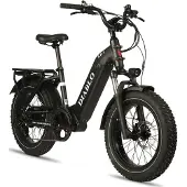 Diablo XR1 - Fatbike électrique - 20 pouces - Moteur 250W - Autonomie 100 km - 7 vitesses - Freins à disque hydrauliques - Batterie 720Wh - Cadre bas - Noir