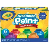 Crayola 6 Abwaschbare Stimmungsmacher für Kinder 6 (59 ml)