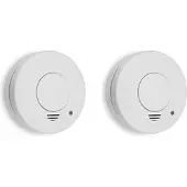 Smartwares Détecteur de fumée 2 pcs. 10x10x3,5 cm blanc