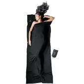 Cocoon - Drap de sac - Merino Rectangulaire Black en Laine - Noir
