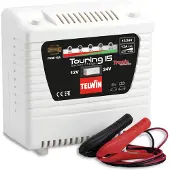 Telwin Elements TOURING 15 Chargeur de batterie de voiture pour batteries 12V/24V, courant de charge jusqu'à 9 A, capacité jusqu'à 115 Ah