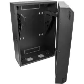 StarTech.com Startech Rack serveur vertical 8U - Baie de brassage à montage mural - Armoire informatique - Coffret réseau - Profondeur de 76,2 cm - Armoire de rack - montable sur mur - noir - 8U