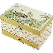 Trousselier Boite à Bijoux Musicale - - Peter Rabbit - Jaune - Enfant - Synthétique