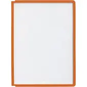 Durable Pochettes Sherpa pour système de présentation - format A4 - orange - 5 p