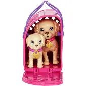 Mattel Adopt Puppets Purple Dress Doll Doré Enfants