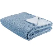 Beliani Couverture BJAS 150 x 200 cm Bleu