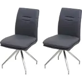 MCW Chaise de salle à manger -H70 (lot de 2)