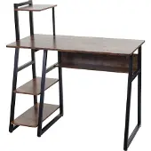 Mendler Bureau avec étagère -K68