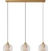 Lucide Lampe pendante de conception Gunhild Quinte or à 3 lumières