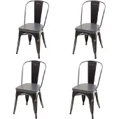 MCW Chaise de salle à manger -H10e (lot de 4)