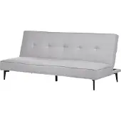 Beliani Canapé-Lit Essvik Gris Clair