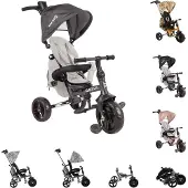 Kikkaboo Makani Giovi 2022 Poussette à trois roues argenté Taille unique