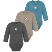 Normani Barboteuse / body 'Tuai' beige / bleu / gris / blanc