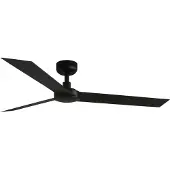 Faro Cruiser Ventilateur de Plafond Black | L (Ø132cm) | Without light